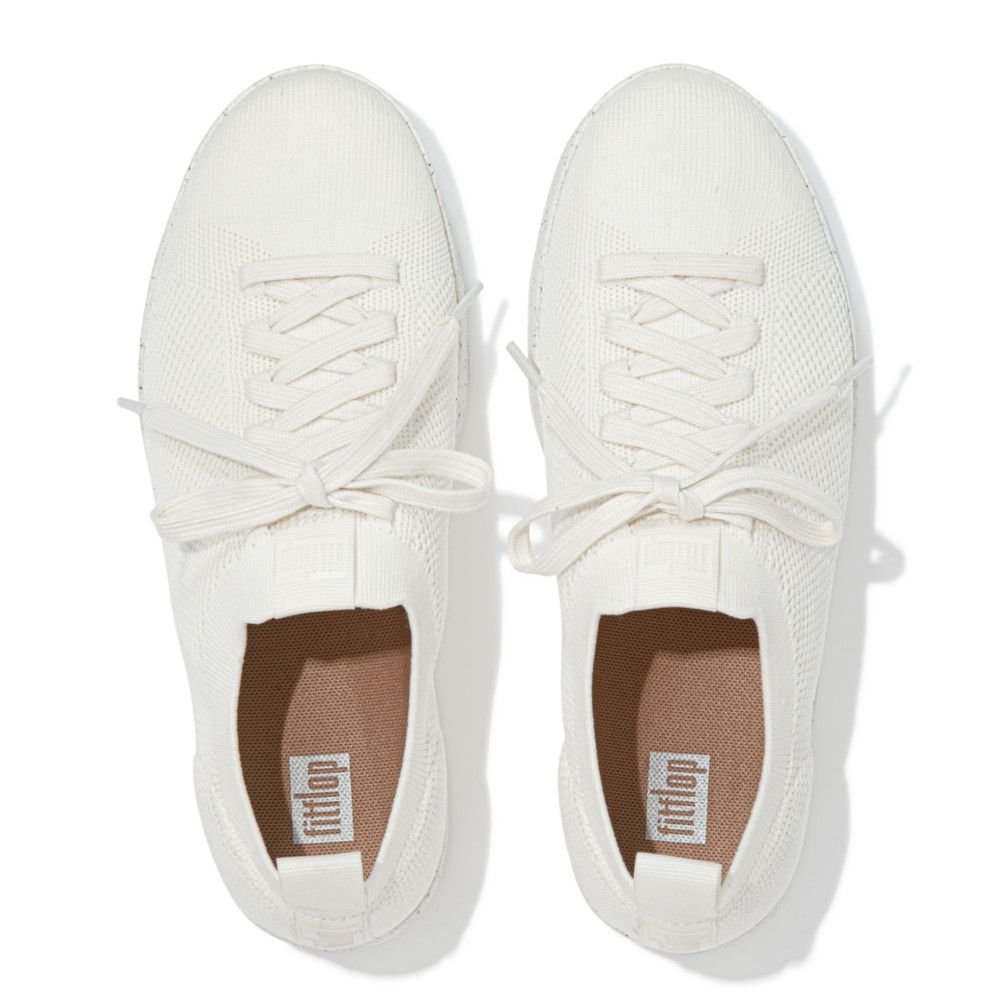 FitFlop Rally e01 Multi-Knit Trainer Cream - Shopping4Africa