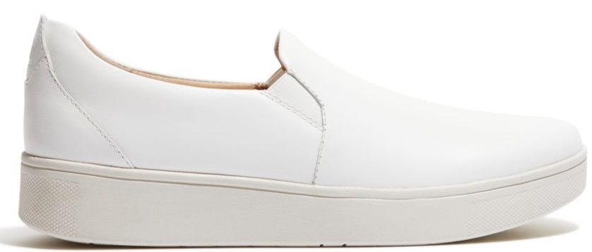 FitFlop Rally Leather Skate Skate Slip-On Urban White - Shopping4Africa