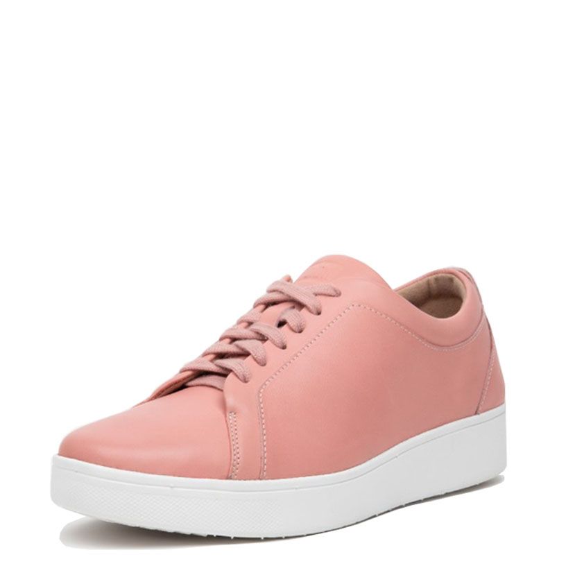 FitFlop Rally Sneaker Leather Rose Pink - Shopping4Africa