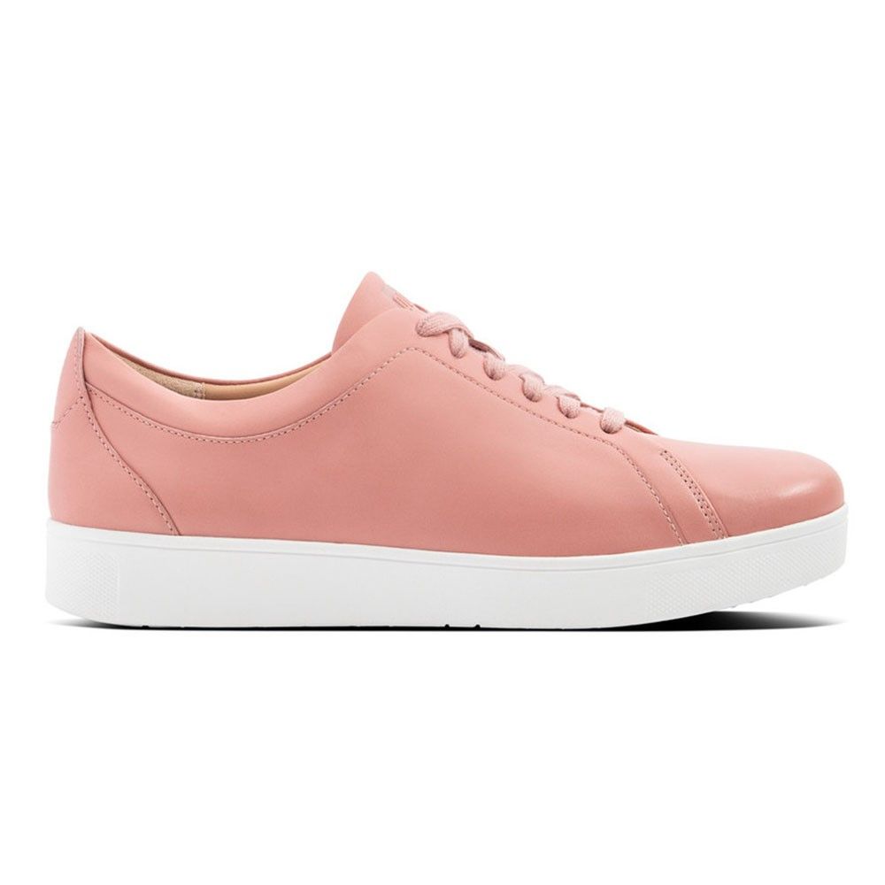 FitFlop Rally Sneaker Leather Rose Pink - Shopping4Africa