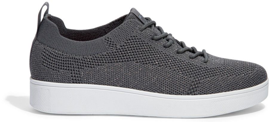 FitFlop Rally Tonal Knit Sneaker Metallic Pewter/Grey - Shopping4Africa