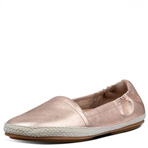 FitFlop Siren Leather Espadrille Rose Gold - Shopping4Africa