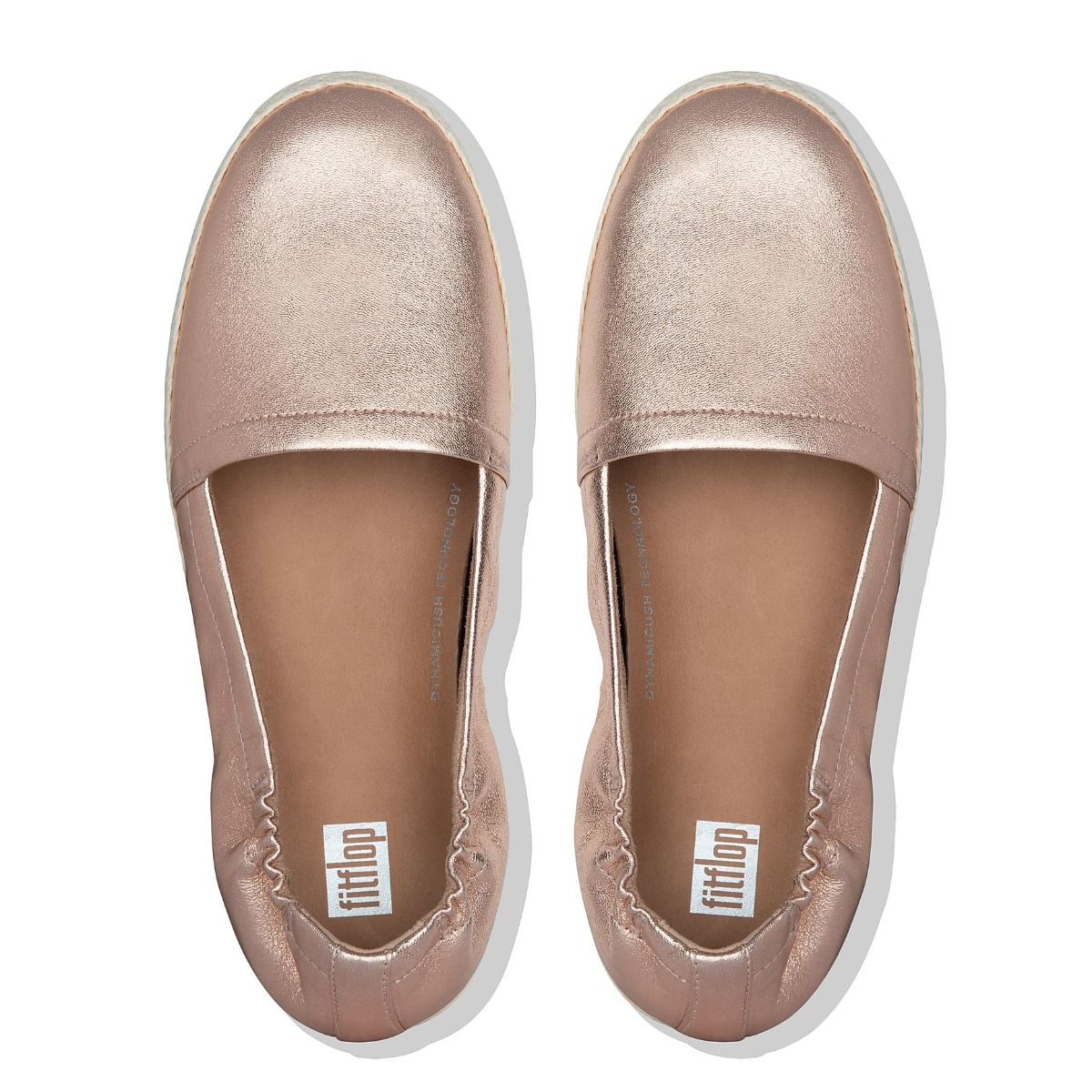 FitFlop Siren Leather Espadrille Rose Gold - Shopping4Africa