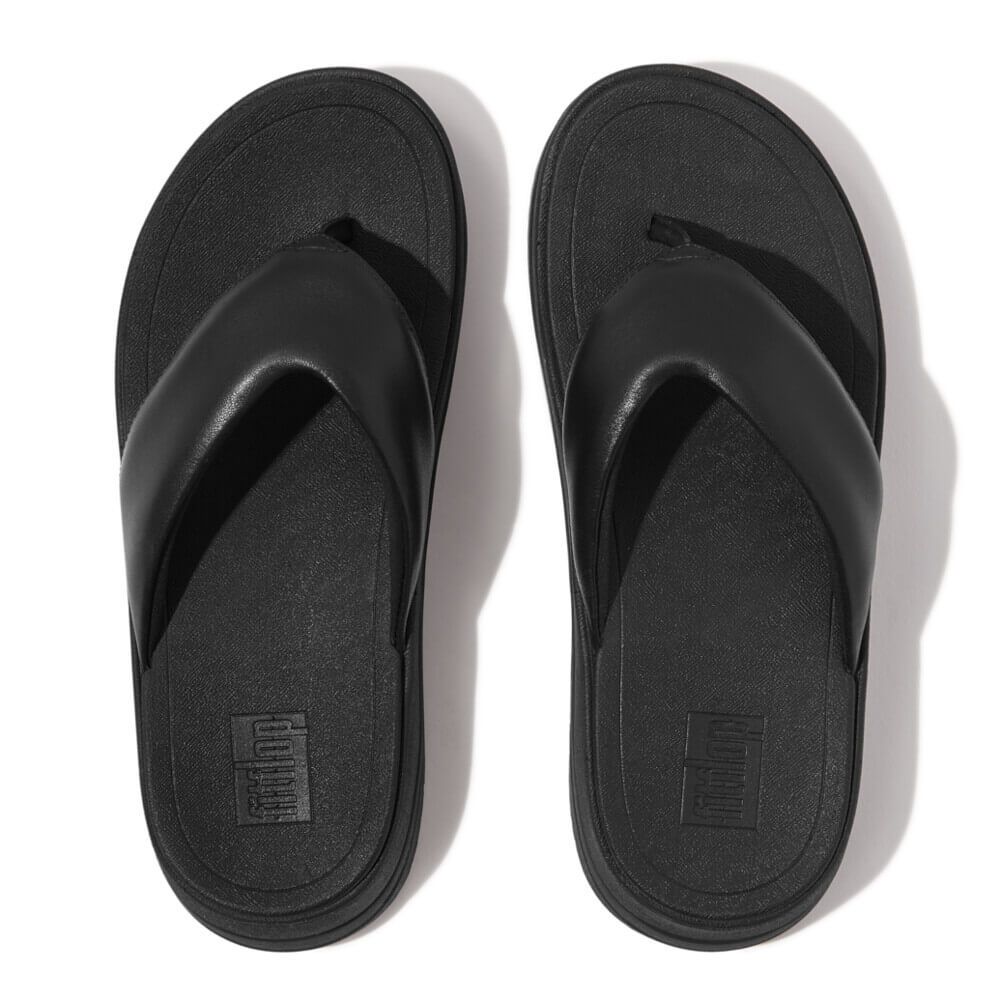 FitFlop Surff Leather All Black - Shopping4Africa