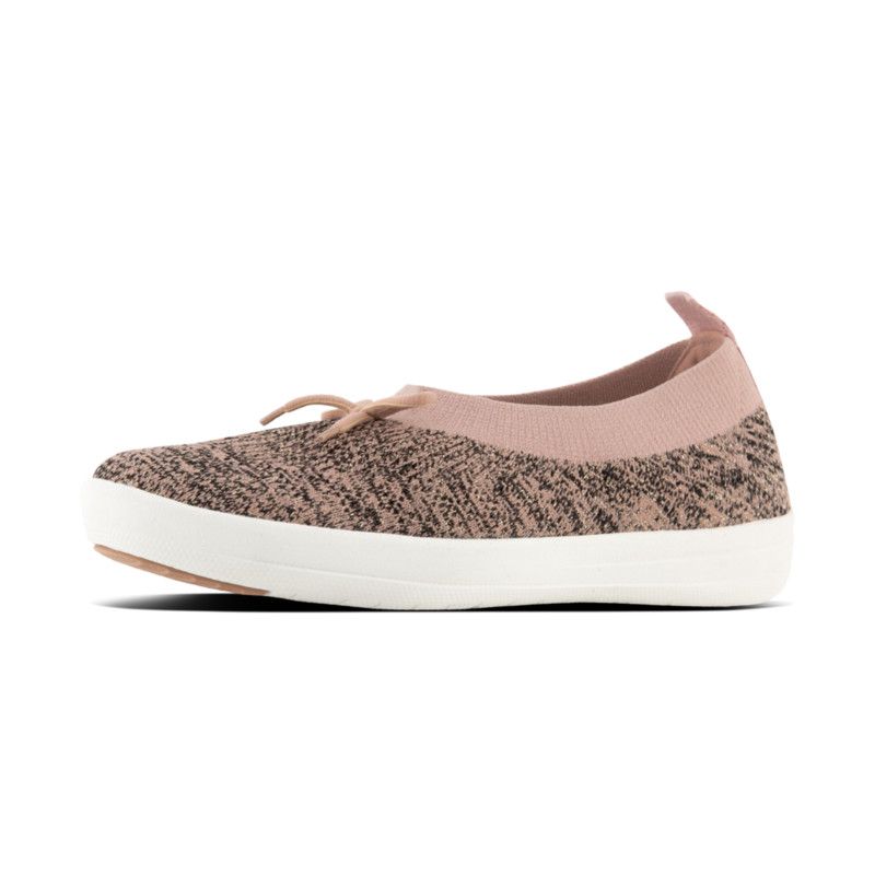 FitFlop Uberknit Ballerina Black/Nude - Shopping4Africa