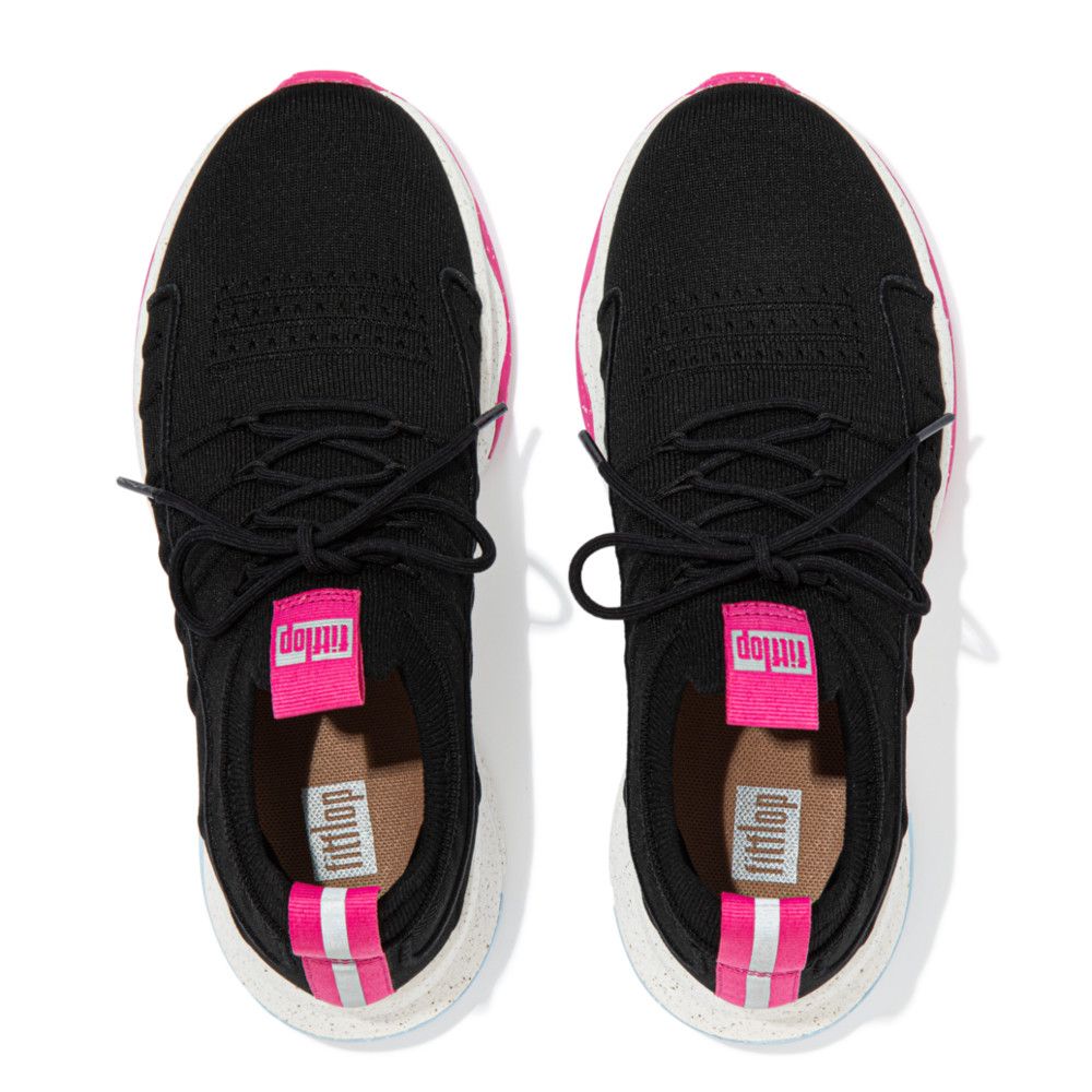 FitFlop Vitamin FF e01 Sneaker Knit Black Mix - Shopping4Africa