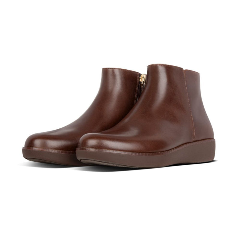 FitFlop Ziggy Zip Boot Chocolate Brown - Shopping4Africa