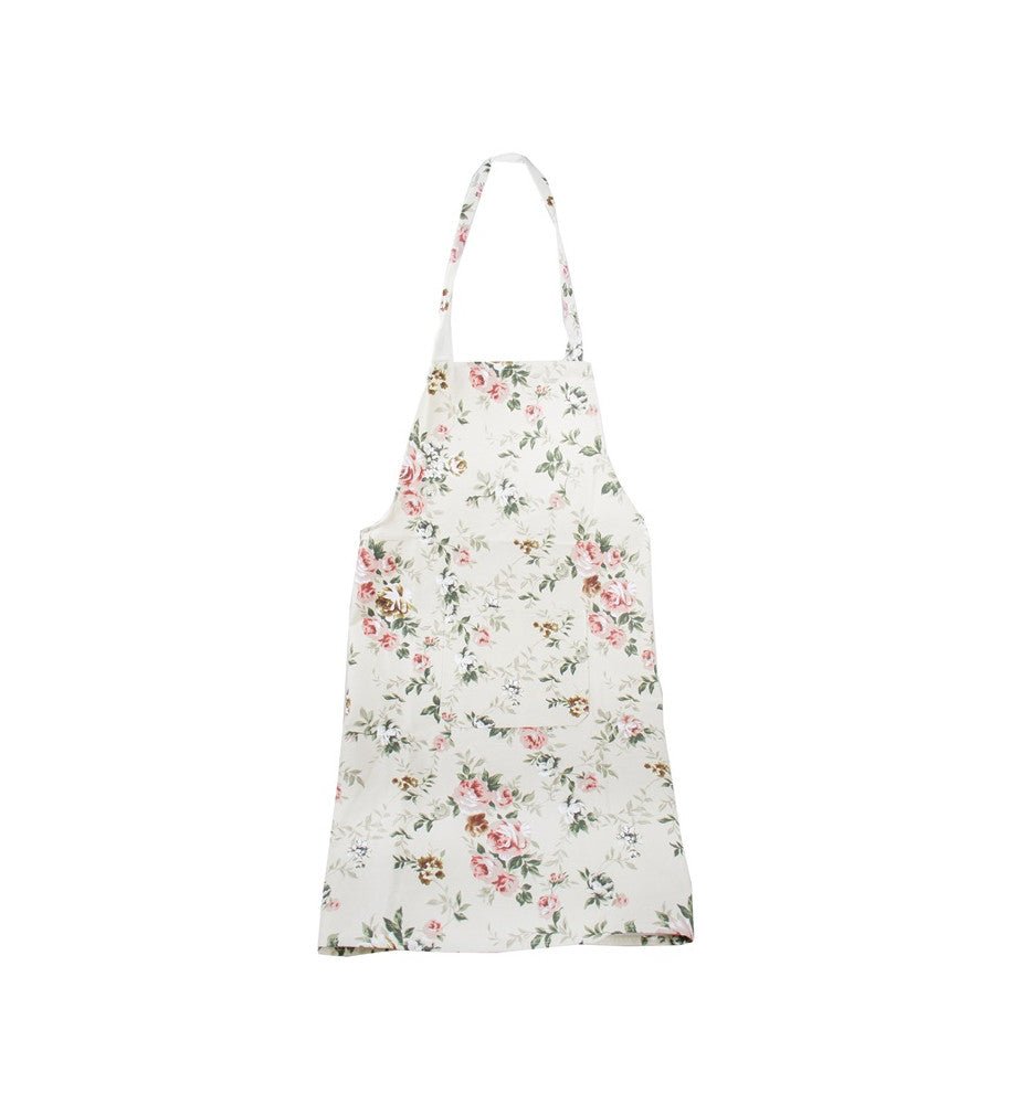 Flower-Motive Material Apron - Adult Size L - Shopping4Africa