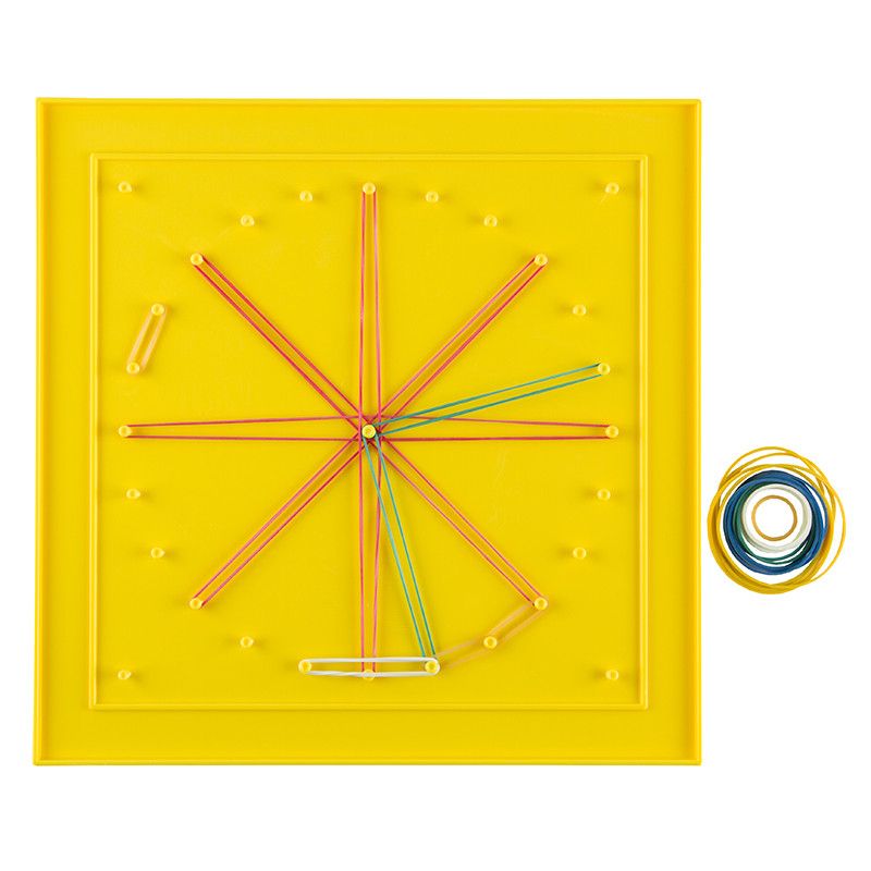 Geoboard 27.5cm (Square11x11 & Circular) 1pc - Shopping4Africa