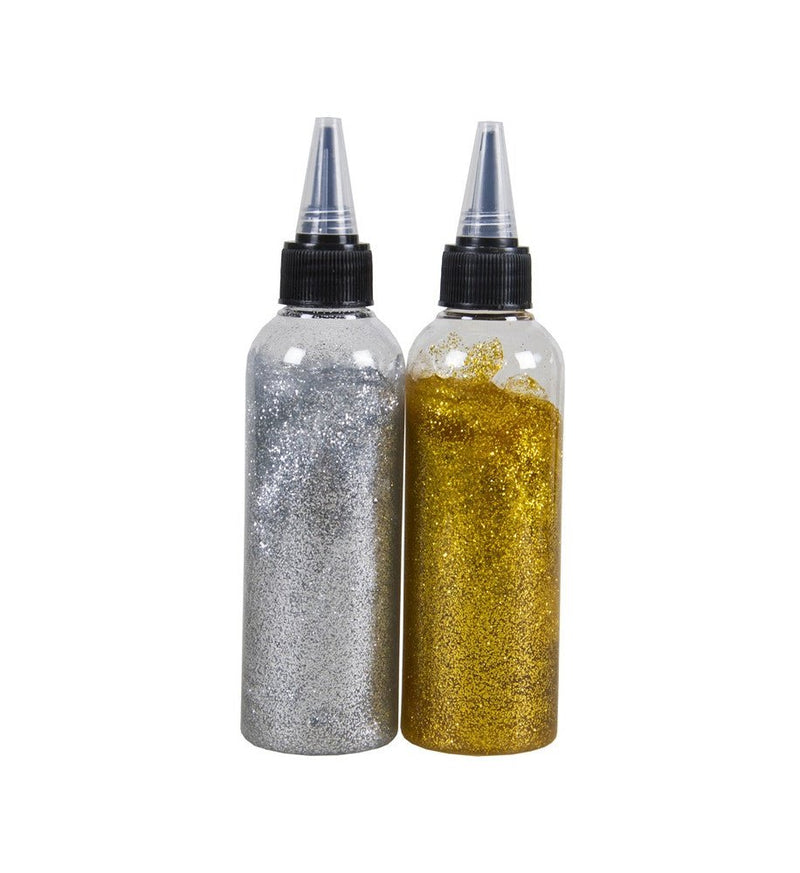 Glitter Glue (2 X 125ml) Gold and Silver - Shopping4Africa