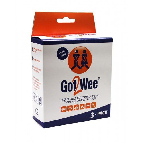Got2Wee Disposable Urinal - Unisex 3 Pack - Shopping4Africa
