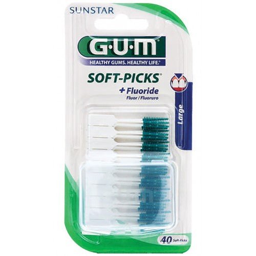 Gum soft picks + fluoride large 40 - Shopping4Africa