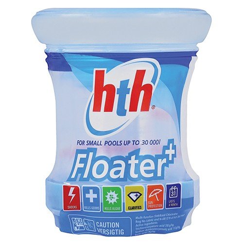 HTH Slow Release Chlorine Floater + for SMALL Pools up to 30, 000L 750g - Shopping4Africa