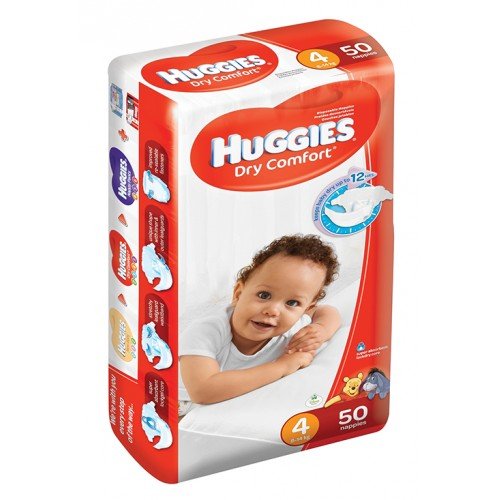 HUGGIES DRY COMFORT SIZE 4 MAXI 50PCK - Shopping4Africa