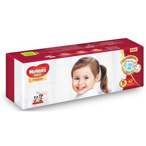 HUGGIES GOLD NAPPIES SIZE 5 VP 42 - Shopping4Africa