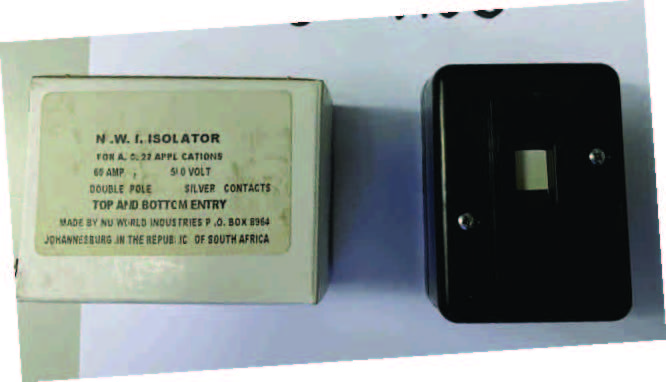 ISOLATOR 10200 60 Amp 510 Volt - Shopping4Africa