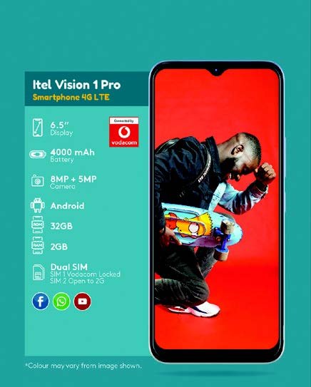 iTel Vision 1 Pro Ice Crystal Blue - Shopping4Africa