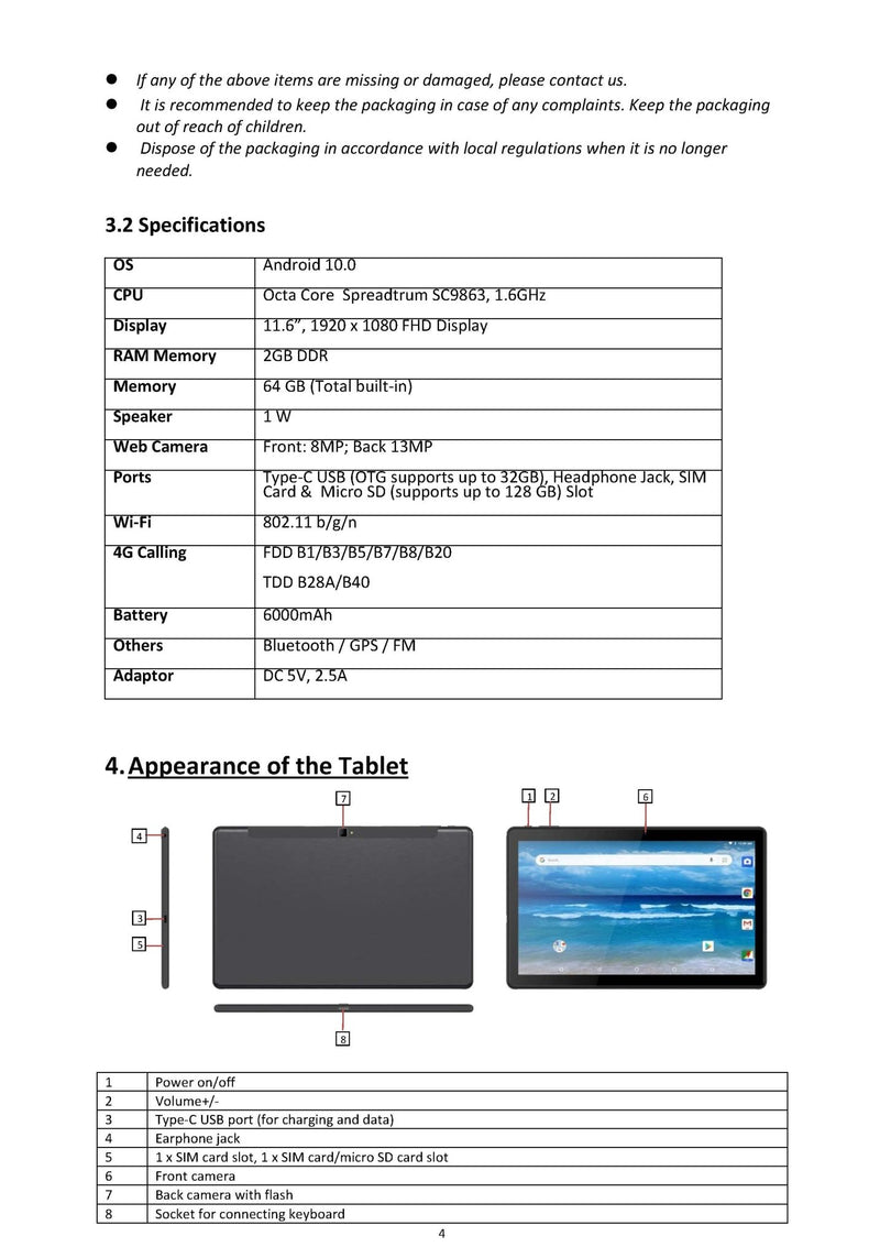 JVC 11.6” PRO Tablet With Docking Keyboard AV-11NT510 - Shopping4Africa