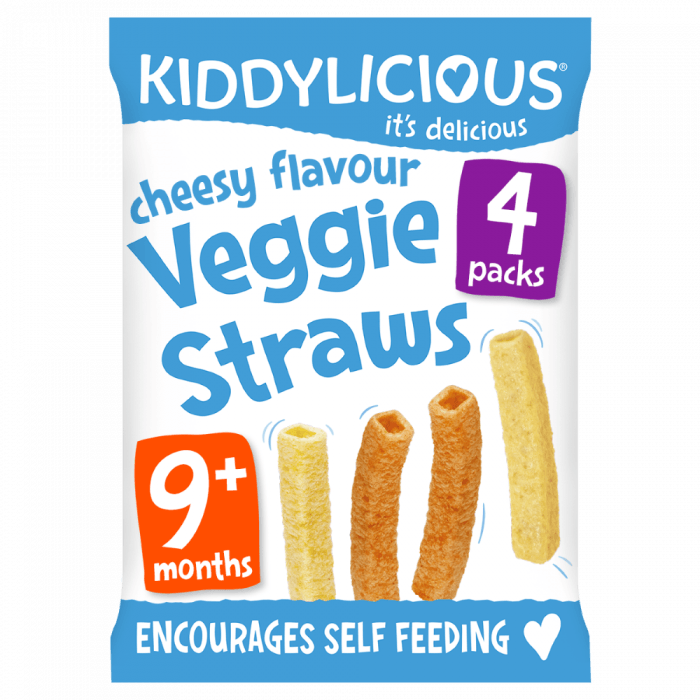 Kiddylicious Cheese Flavoured Veggie Straws Multi Pack - 9M+ - Shopping4Africa