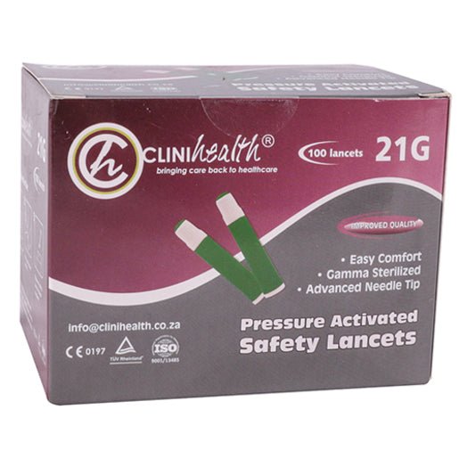 Lancet Safety Clinihealth 21G 100s - Shopping4Africa