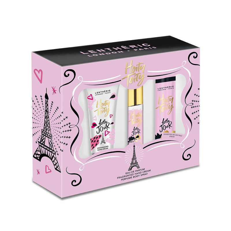 Lentheric Hoity Toity Lola Jour 15ml Eau De Parfum + 90ml Parfume Body Spray + 75ml Hand Cream - Shopping4Africa