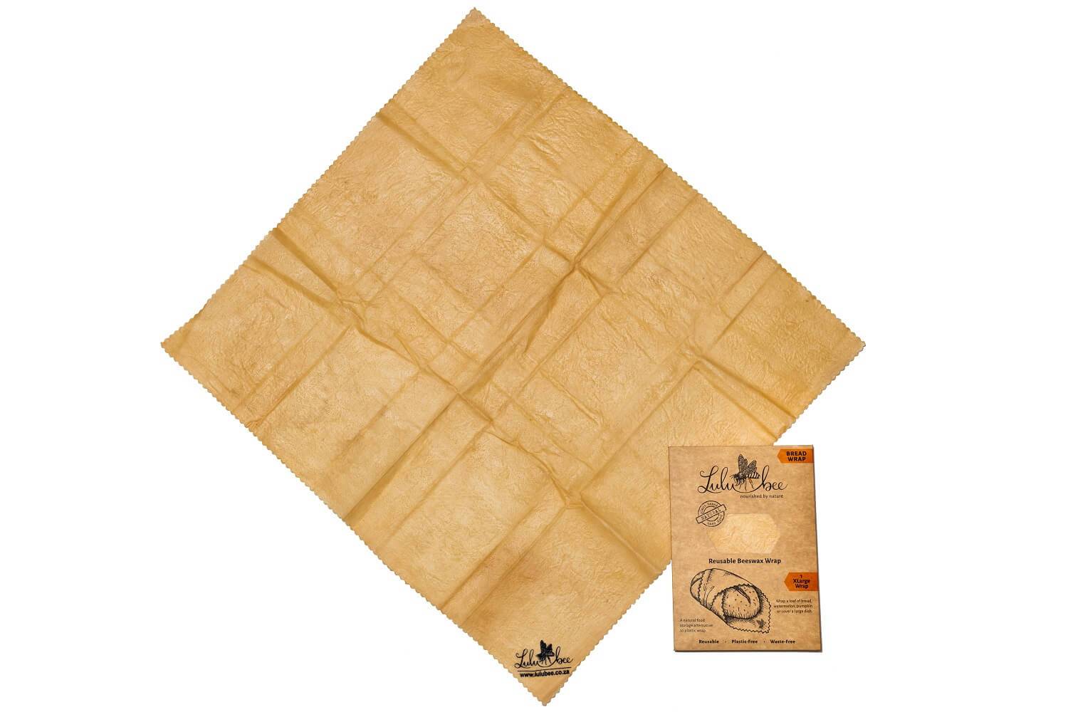 LuluBee Reusable Beeswax Bread Wrap (1 XL) - Shopping4Africa