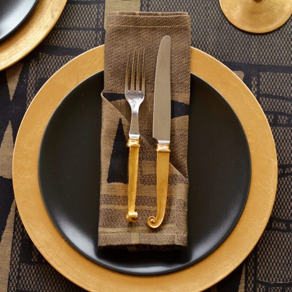 Metallic Bogolan Napkins - Shopping4Africa