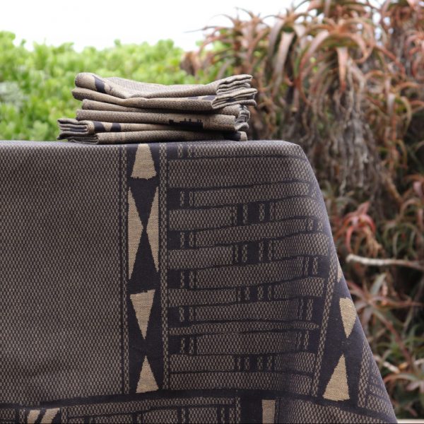 Metallic Bogolan Tablecloth - Shopping4Africa