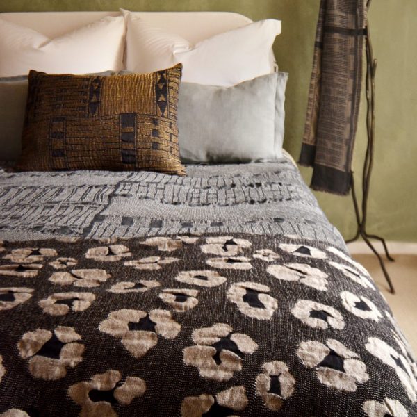 Metallic Leopard Bed Throw - Shopping4Africa