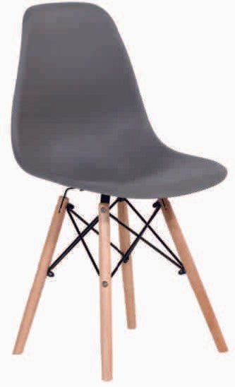 Modern Versatile Chair Solid Wood Legs Grey VC-003G - Shopping4Africa