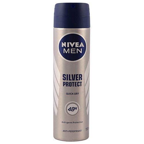 Nivea Aerosol Men Silver 150ml Spray - Shopping4Africa