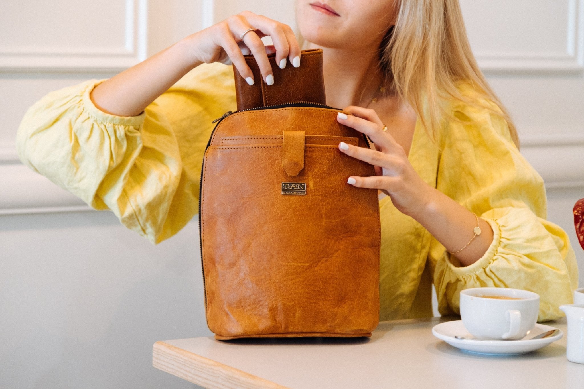 Olivia Leather Backpack - Shopping4Africa