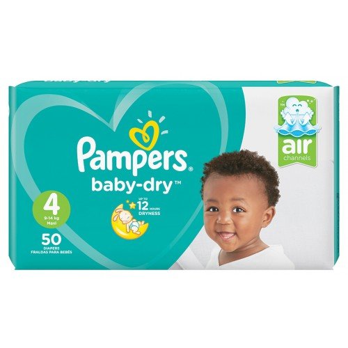 Pampers Active Baby Maxi 50 No4 7-14kg VP - Shopping4Africa