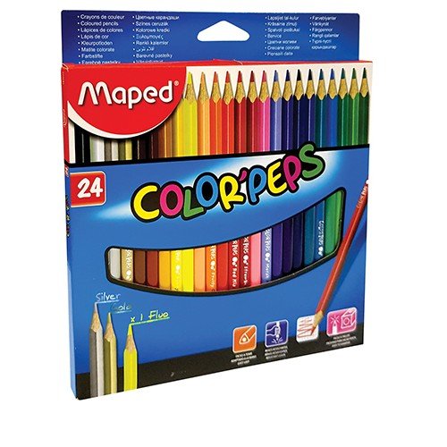 PENCIL COLOR-PEPS MAPED 24S 1 - Shopping4Africa