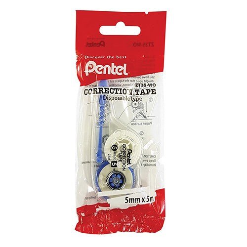 Pentel Correction Tape 5mm x 5m (1) - Shopping4Africa