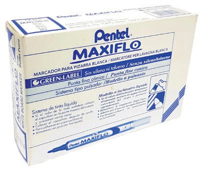 Pentel Marker Whiteboard Maxflo Blue 12's - Shopping4Africa