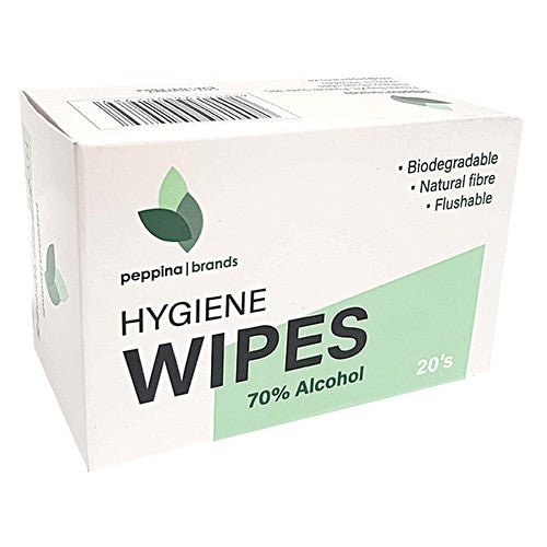 Peppina Alcohol Wipes 70% - Box with 20 wipes - Shopping4Africa
