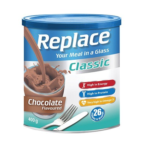 REPLACE CLASSIC CHOCOLATE 400G POWDER - Shopping4Africa