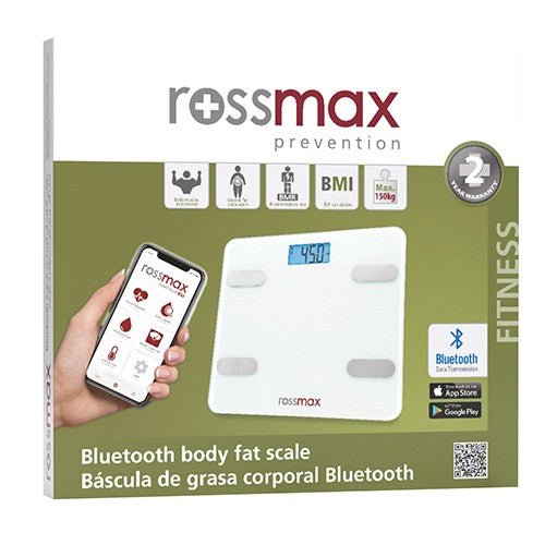 ROSSMAX BODY FAT SCALE WITH BLUETOOTH 1 - Shopping4Africa