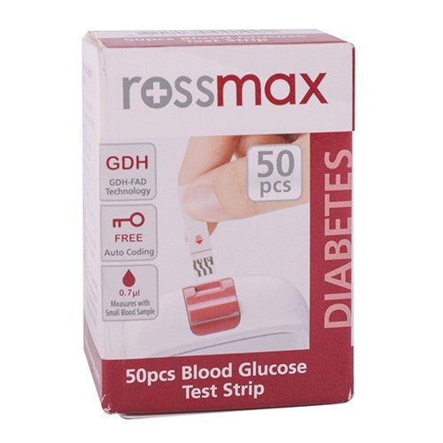 ROSSMAX GLUCOMETER TEST STRIPS 50S - Shopping4Africa