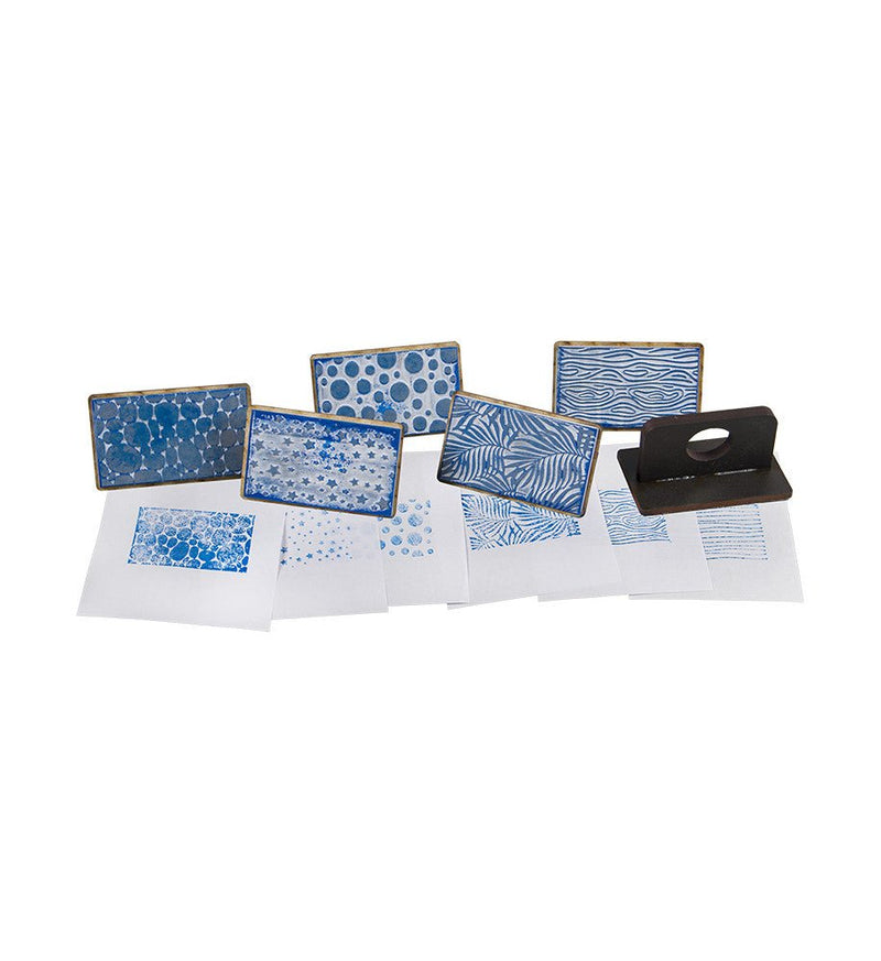 Rubber Stamps - Patterns (6pc) (~7x4cm) - Shopping4Africa