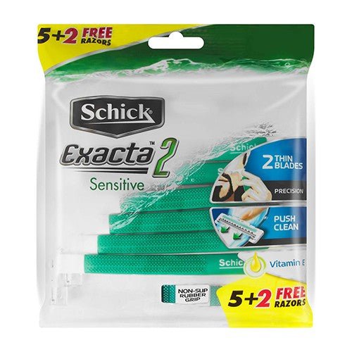 SCHICK EXACTA 2 SENSITIVE 5+2 FREE - Shopping4Africa