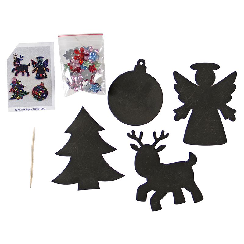 Scratch Kit - Christmas (4pc With Accessories) - Shopping4Africa