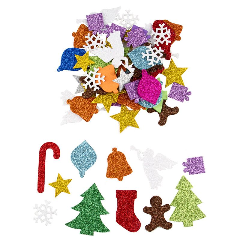 Stickers Foam - Glitter Christmas (7g) - Shopping4Africa