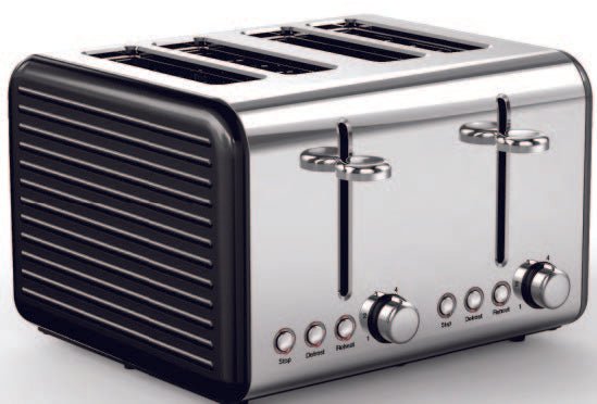 Sunbeam Ultimum 4 Slice Toaster SUFTR-400B (black) - Shopping4Africa