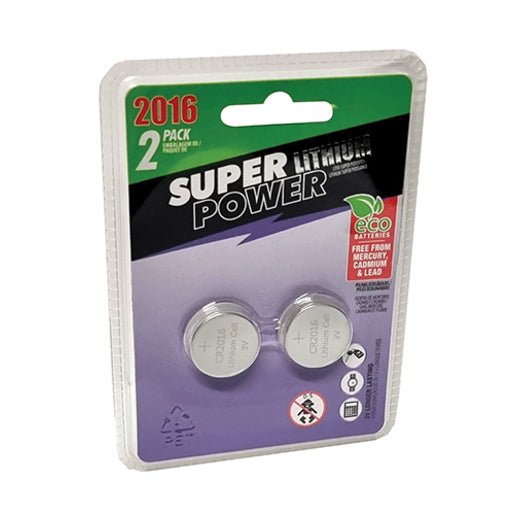 Super Power 3V Lith Button Cell 2 CR2016 - Shopping4Africa