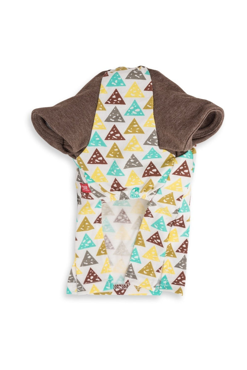 Triangular Geometric Tee Brown - Shopping4Africa