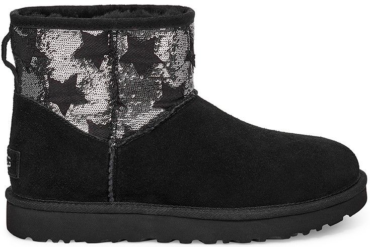 UGG Classic Min Sequin Star Black - Shopping4Africa