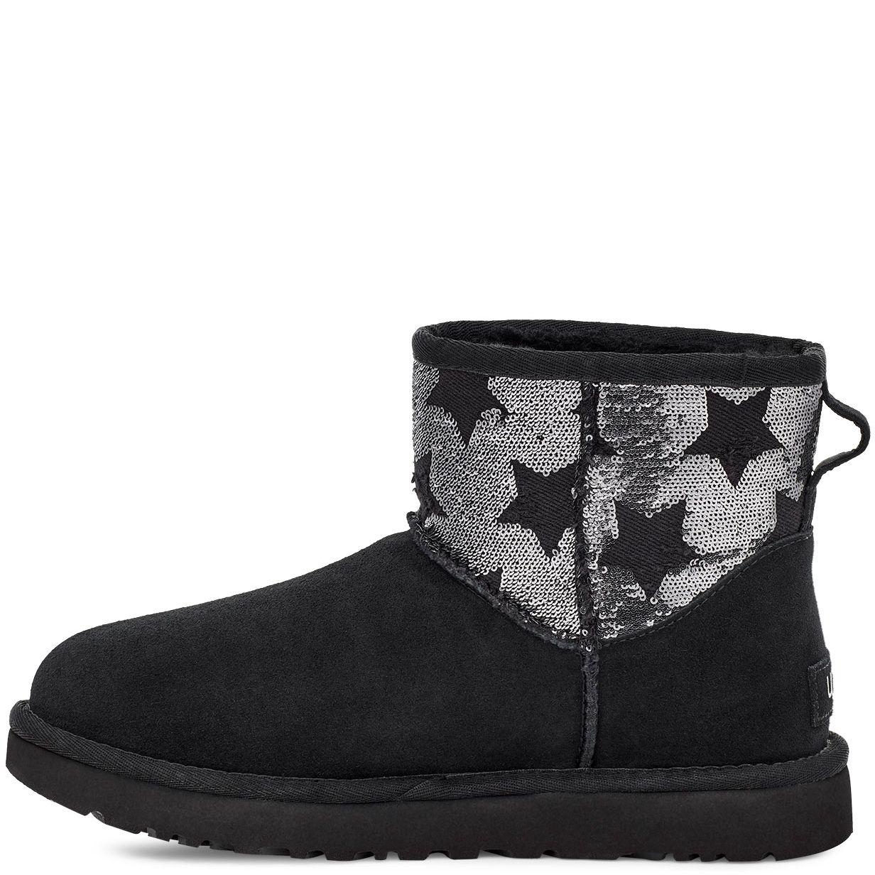 UGG Classic Min Sequin Star Black - Shopping4Africa