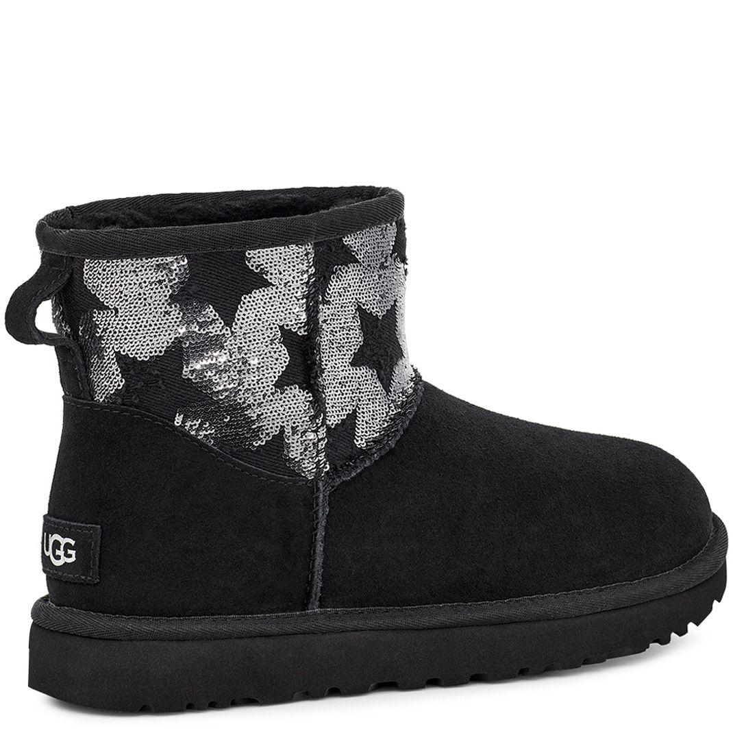 UGG Classic Min Sequin Star Black - Shopping4Africa